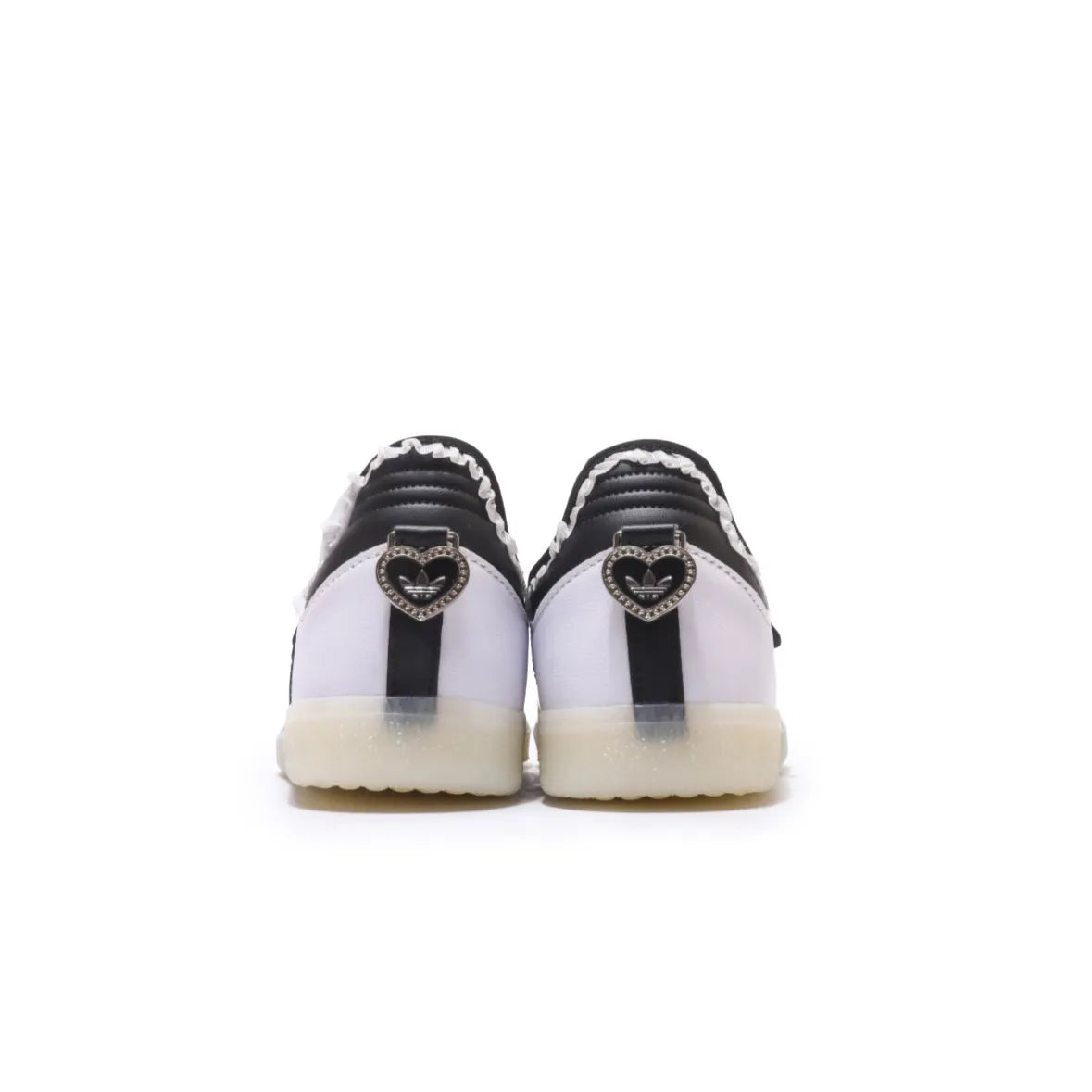 Samba Jane Frill Kids "White/Black"