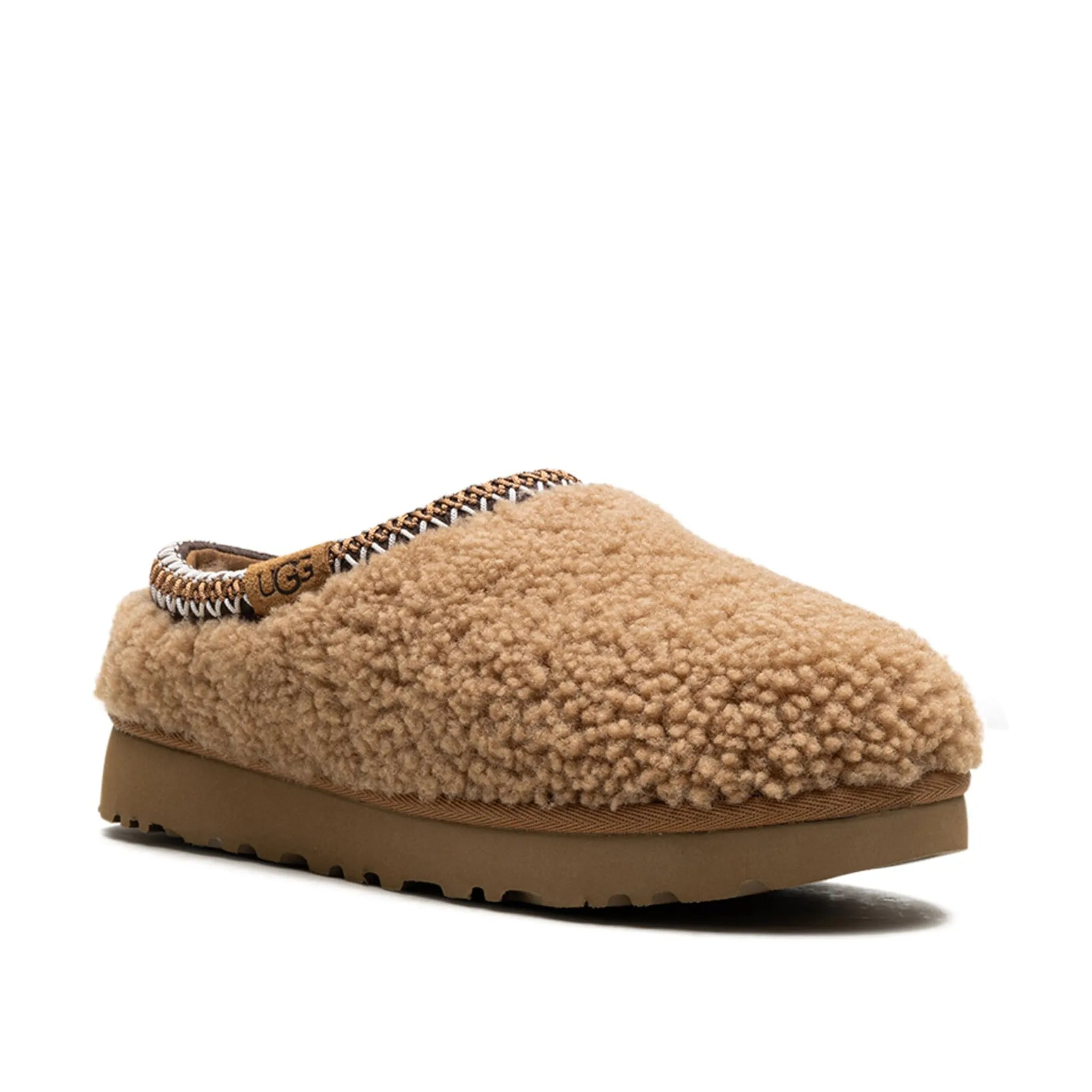 Tasman Maxi Curly slippers "Chestnut"