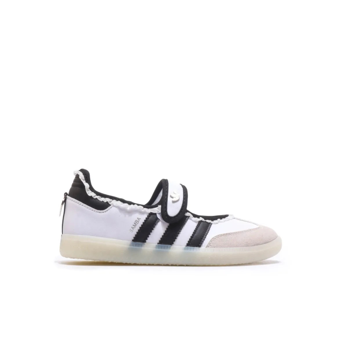 Samba Jane Frill Kids "White/Black"