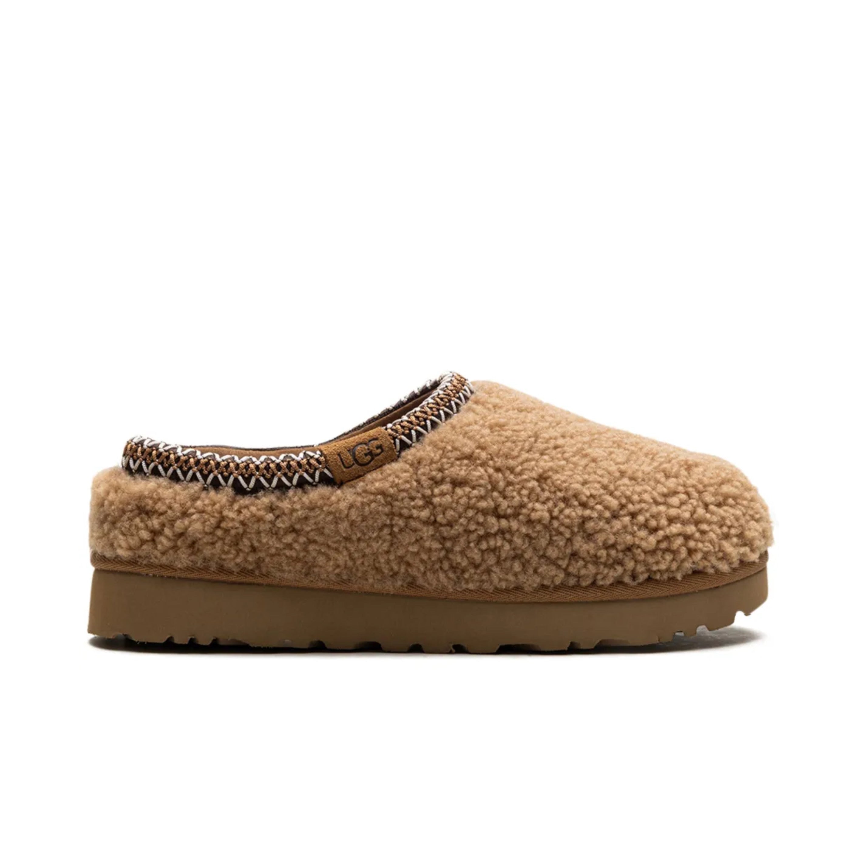 Tasman Maxi Curly slippers "Chestnut"