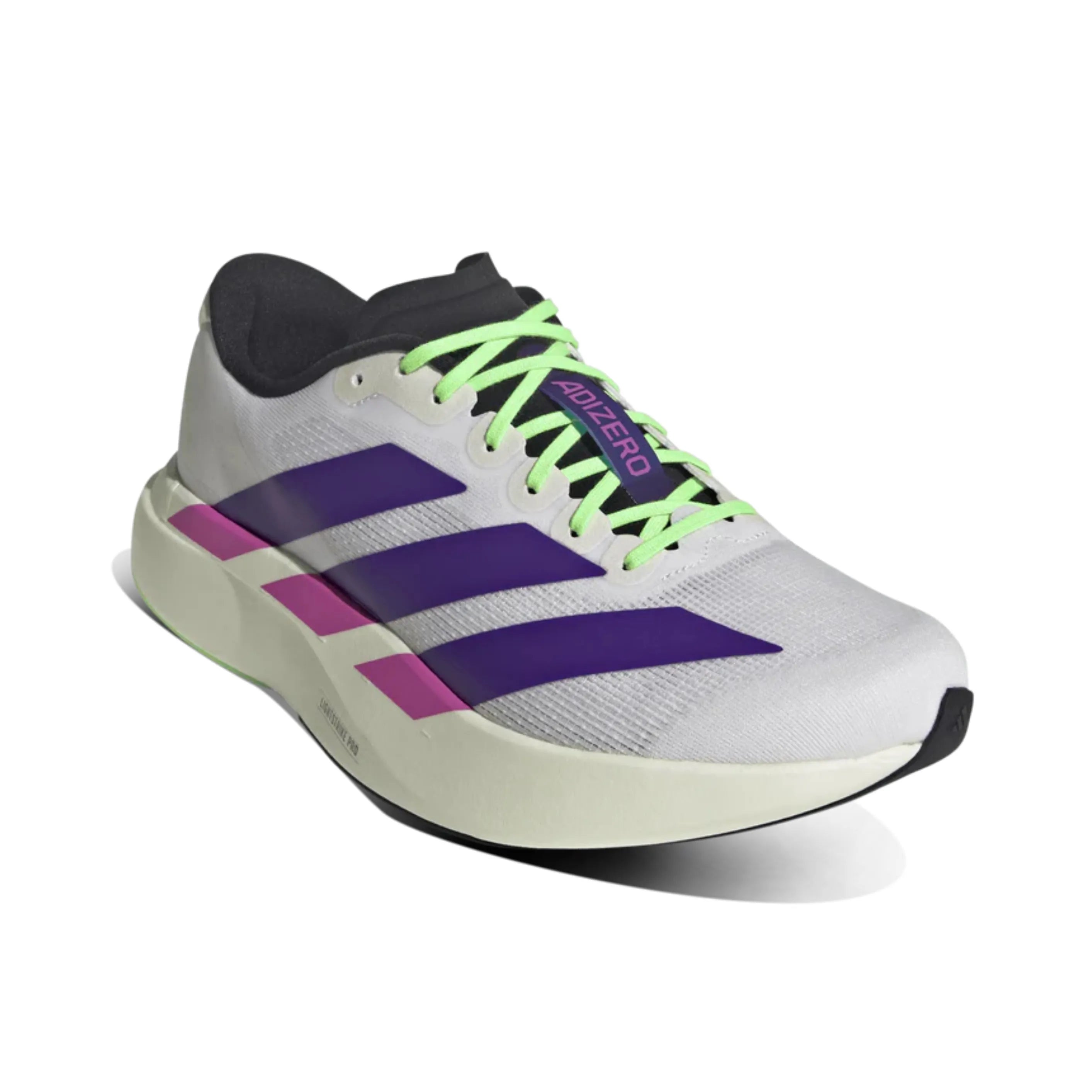 Adizero Evo SL "White Purple Lime Burst"
