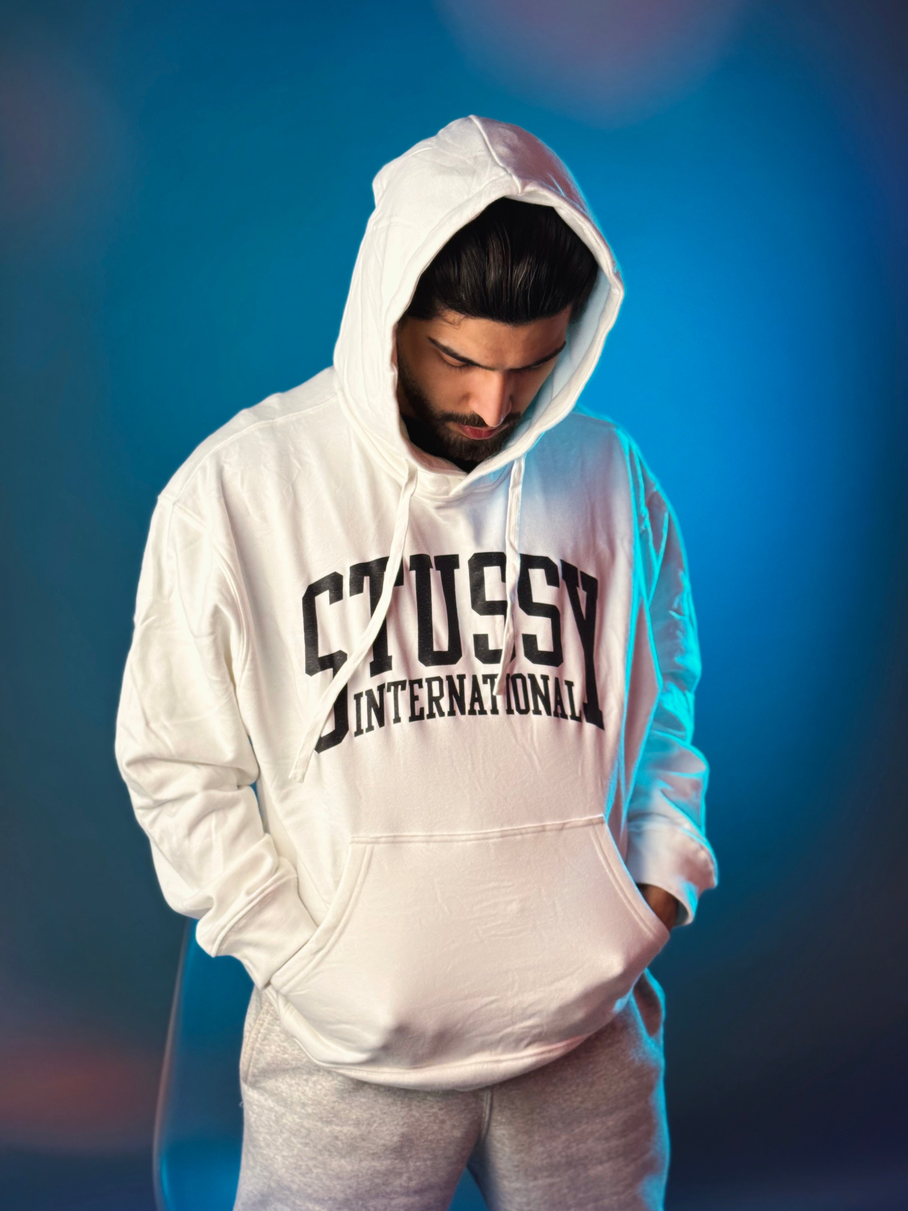 Relaxed Hoodie International "Ivory"