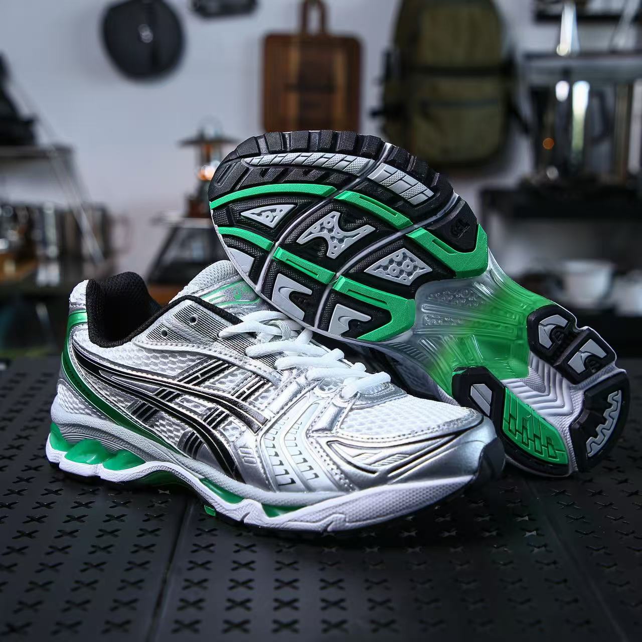 Gel-Kayano 14 "White Malachite Green"