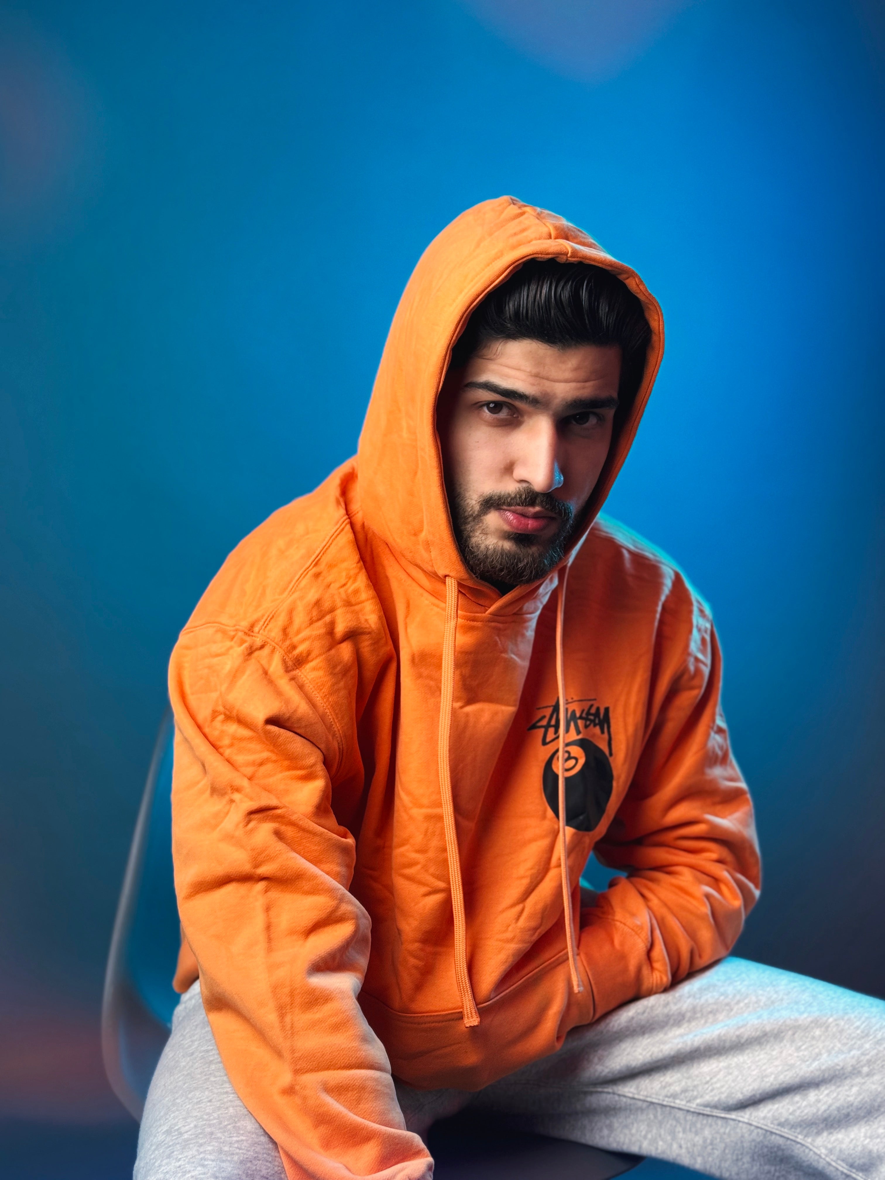 8 Ball Hoodie "Orange"