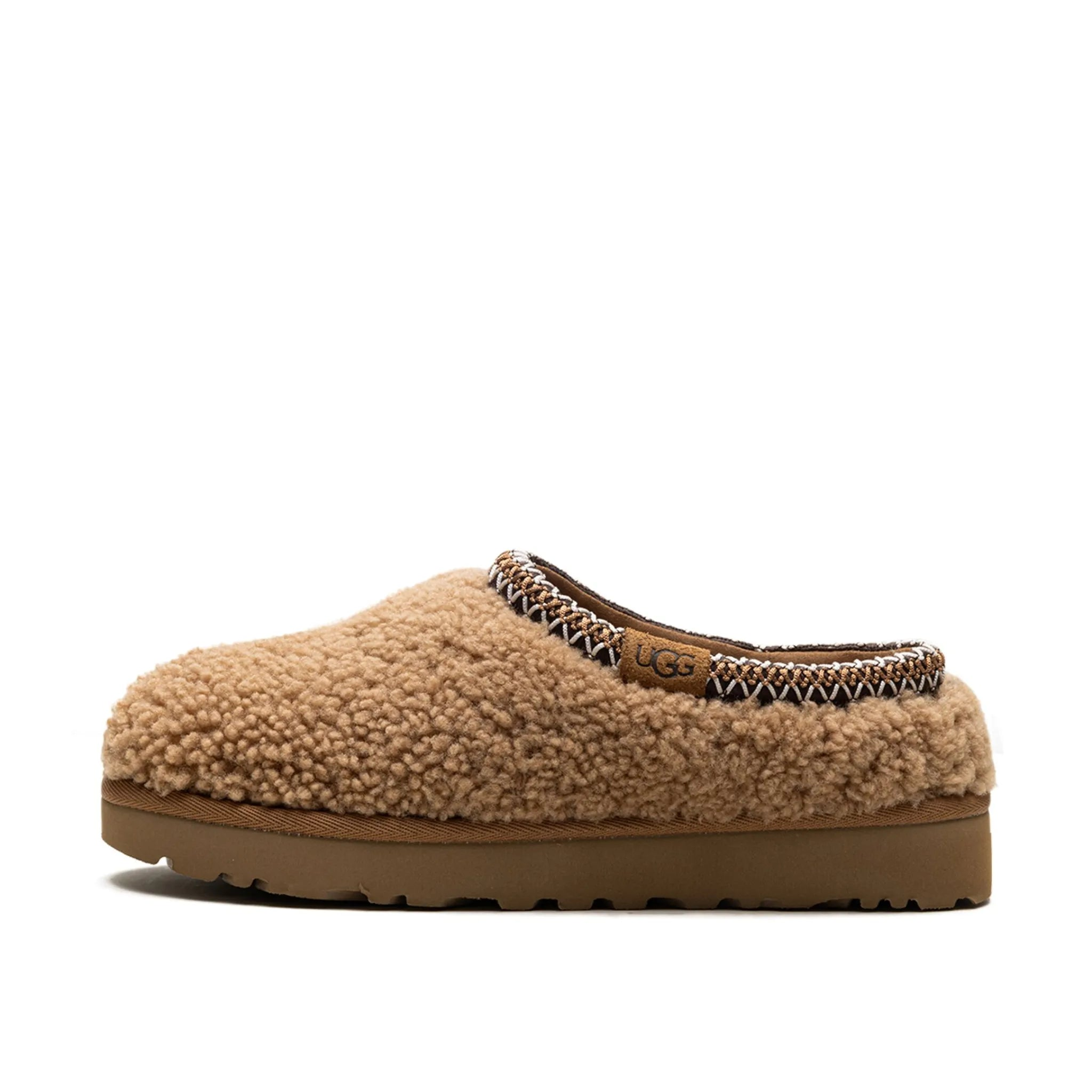 Tasman Maxi Curly slippers "Chestnut"