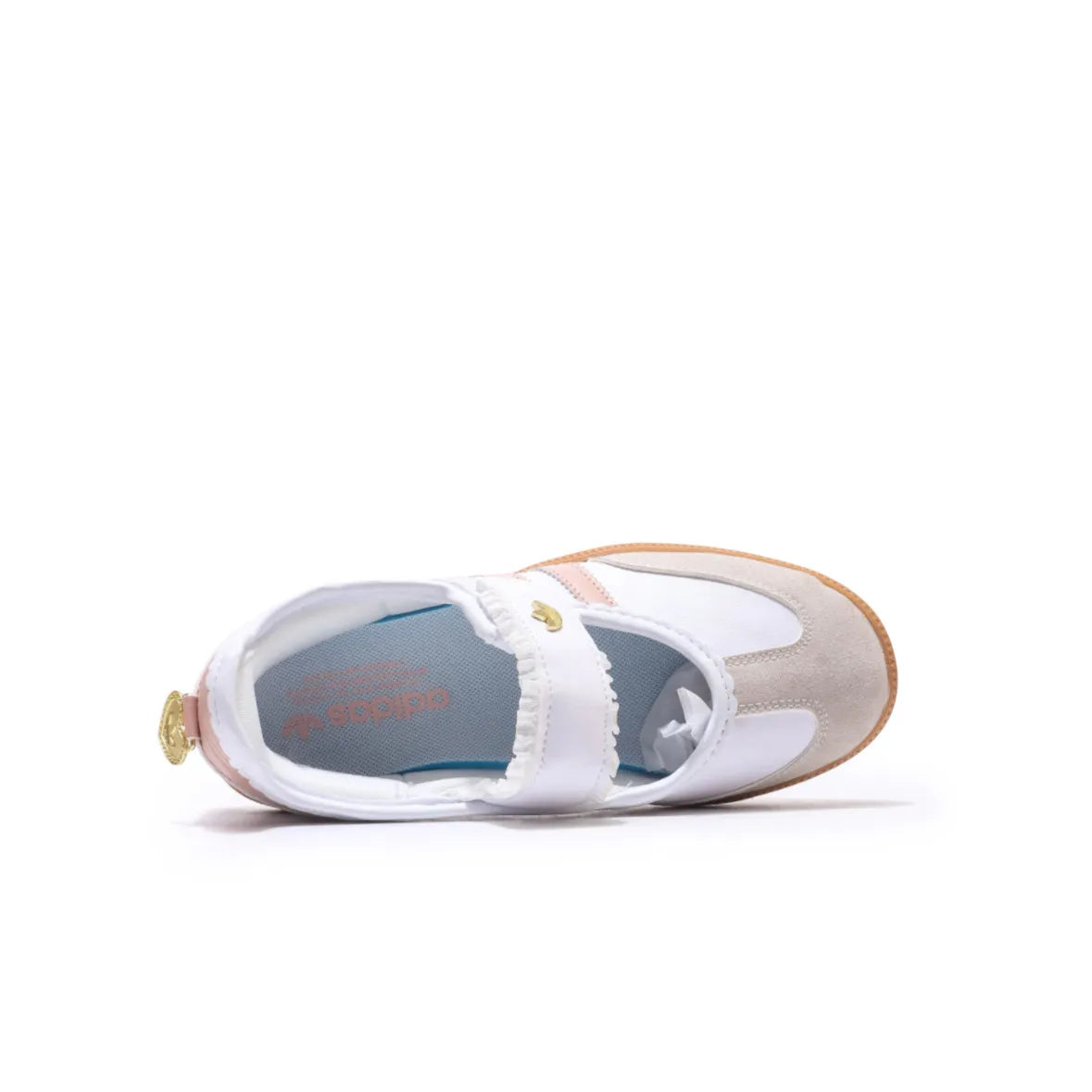 Samba Jane Frill Kids "White/Apricot"