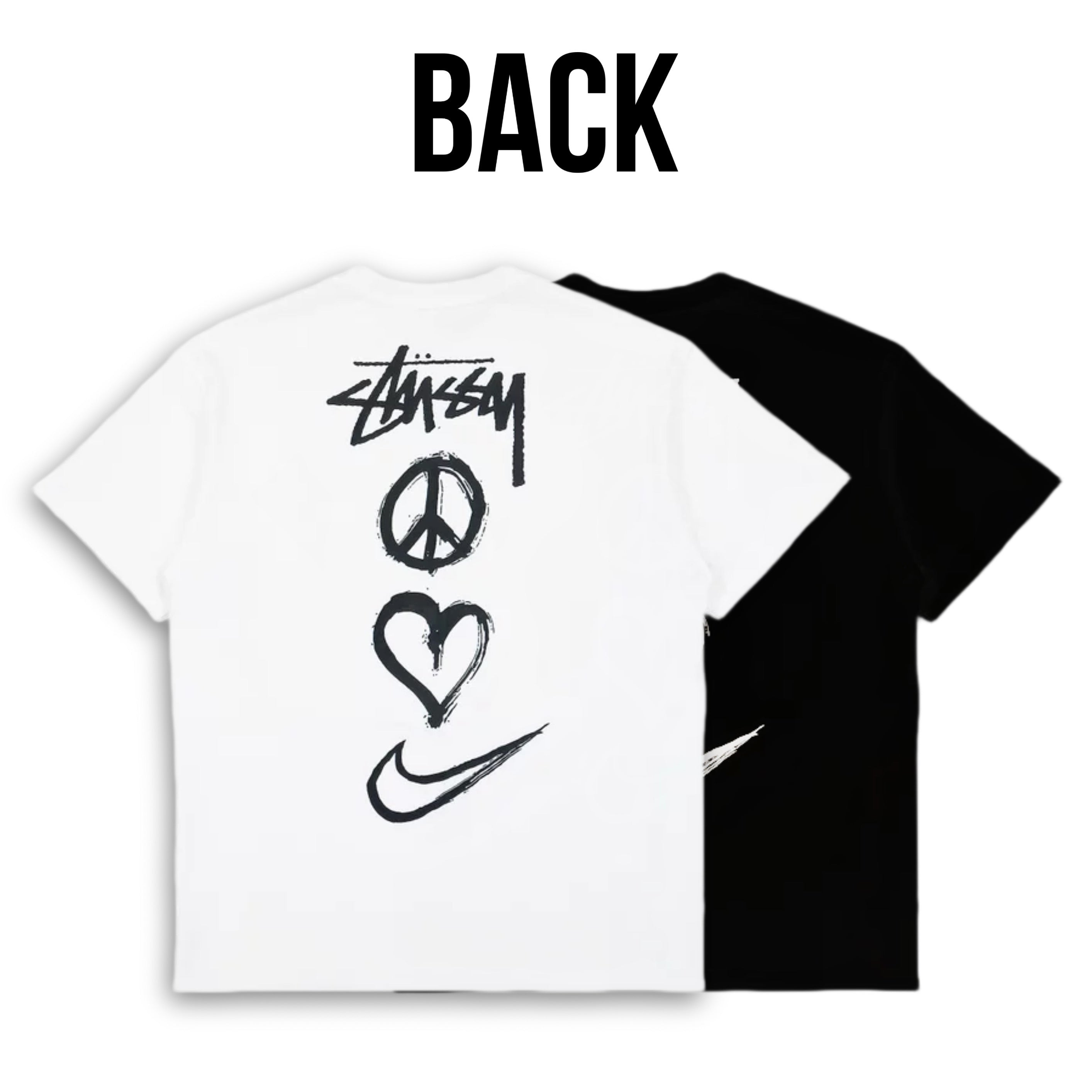 Stussy x Nike Peace, Love, Swoosh Tee