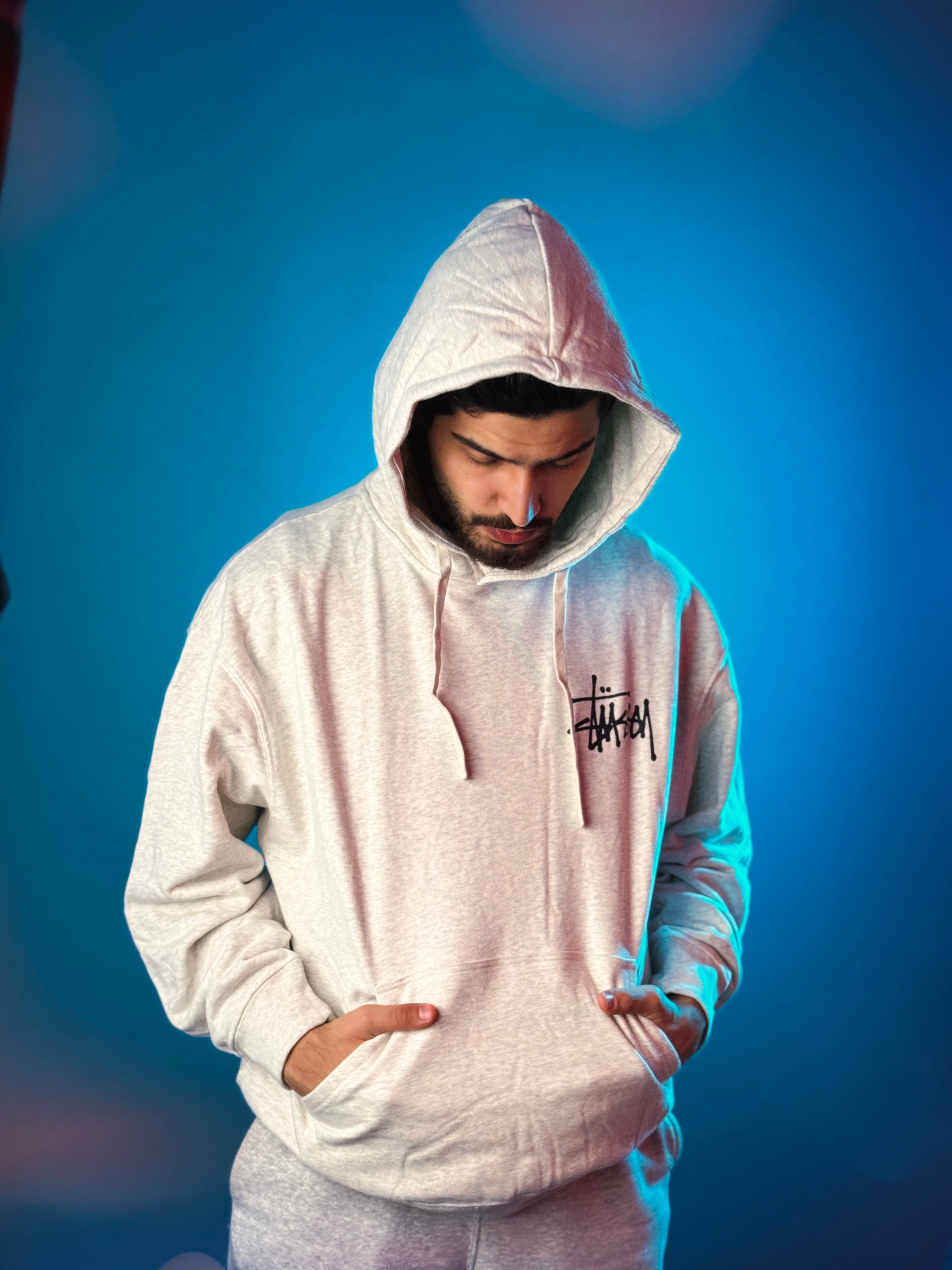 Letters Logo Hoodie "White"