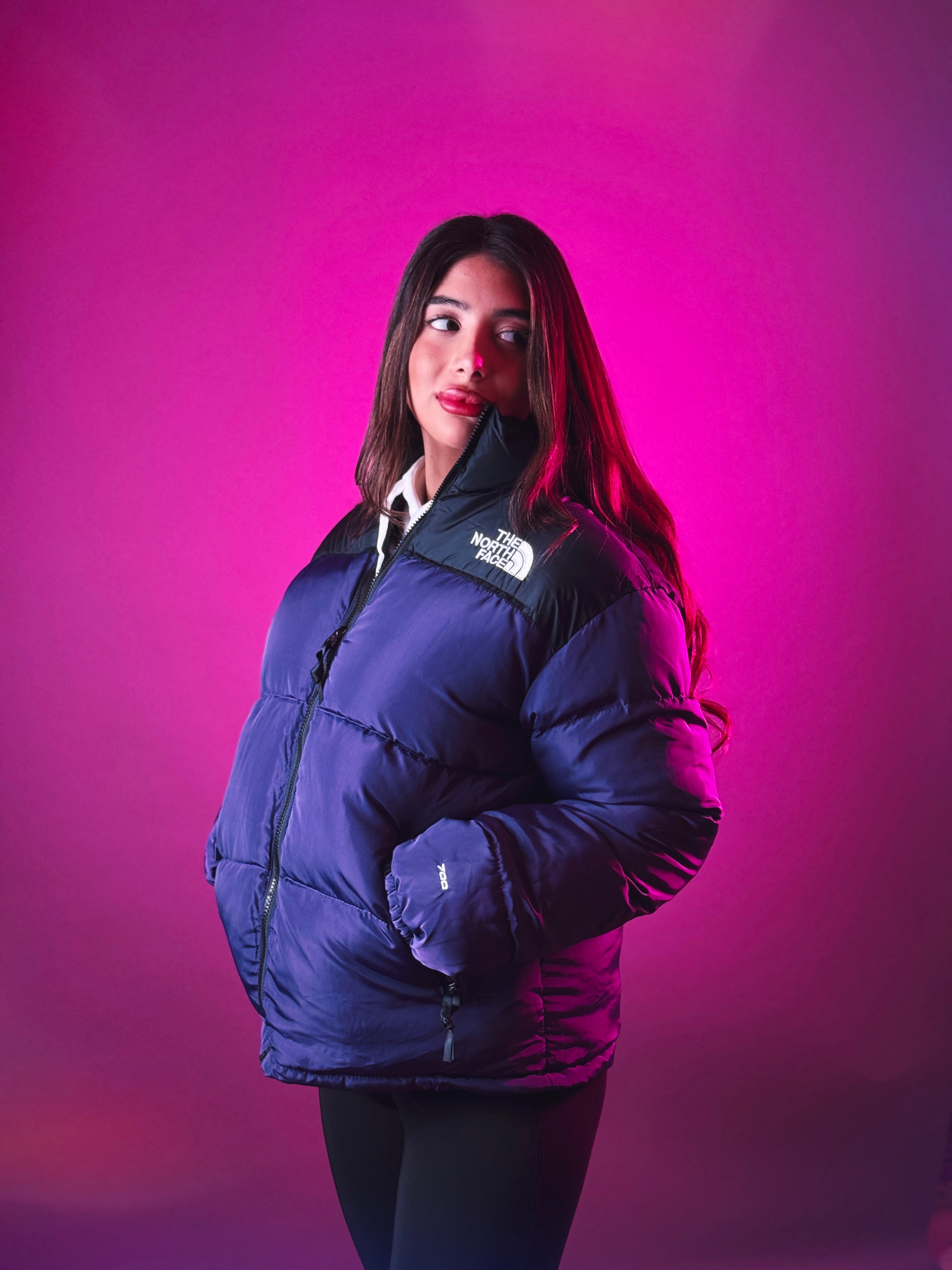 1996 Retro Nuptse Puffer Jacket "Purple"