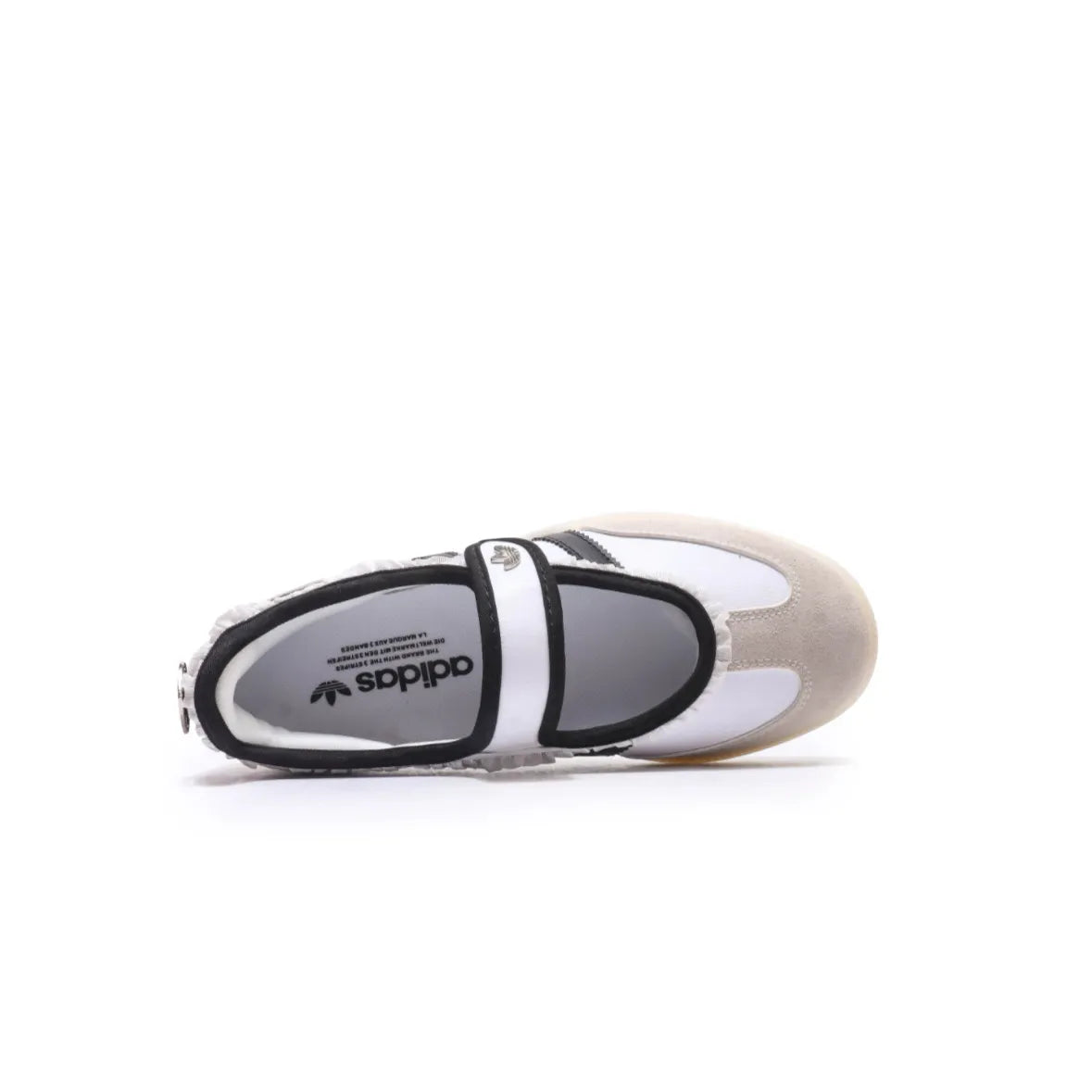 Samba Jane Frill Kids "White/Black"