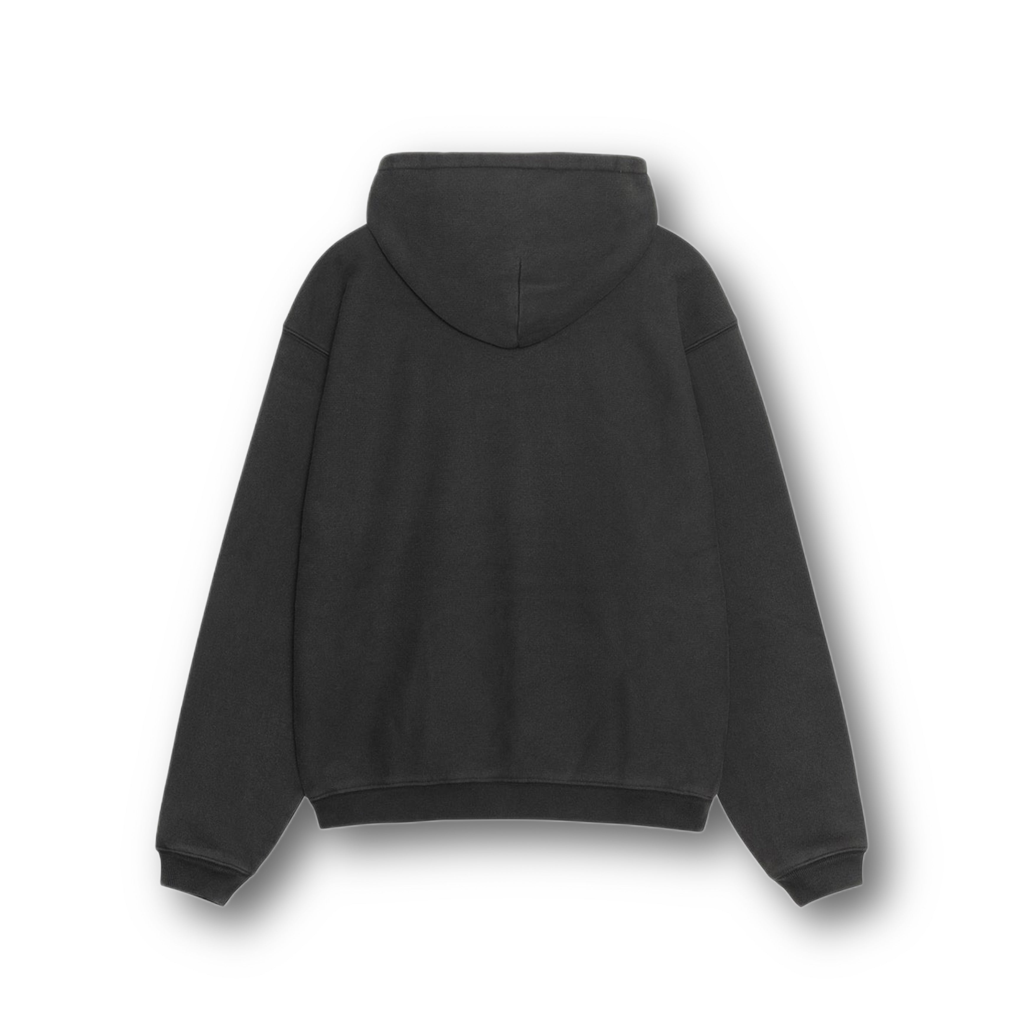 Relaxed Hoodie International "Washed Black"