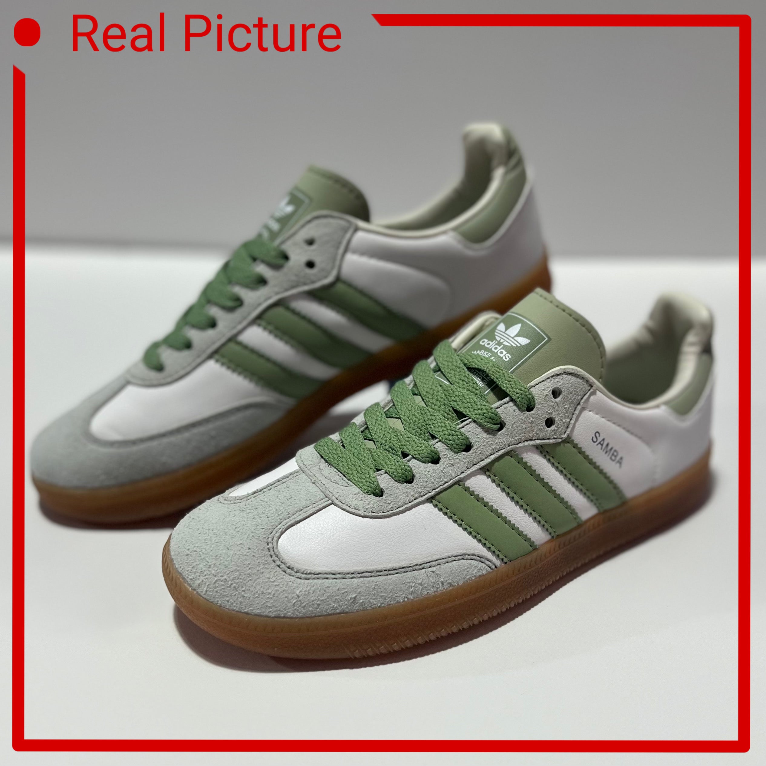 Adidas Samba "Silver Green"