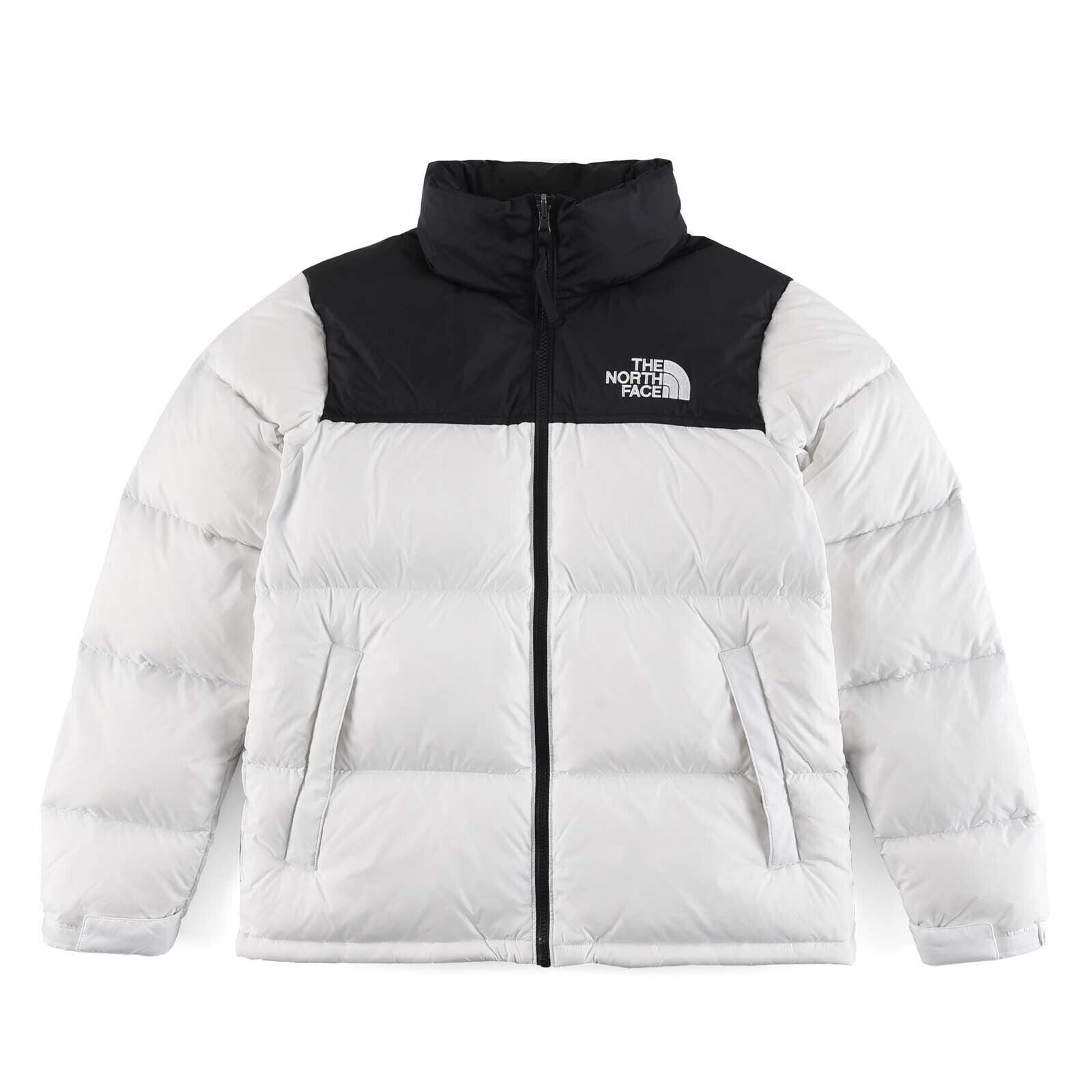 1996 Retro Nuptse Puffer Jacket "White/Balck"